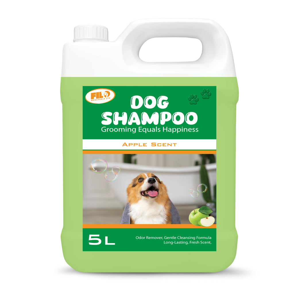 FILO Professional Dog Shampoo 5L 10 20L Apple Scent Concentrated Formula Ideal for Puppies and Dogs with Sensitive Skin Odor Remover Gentle