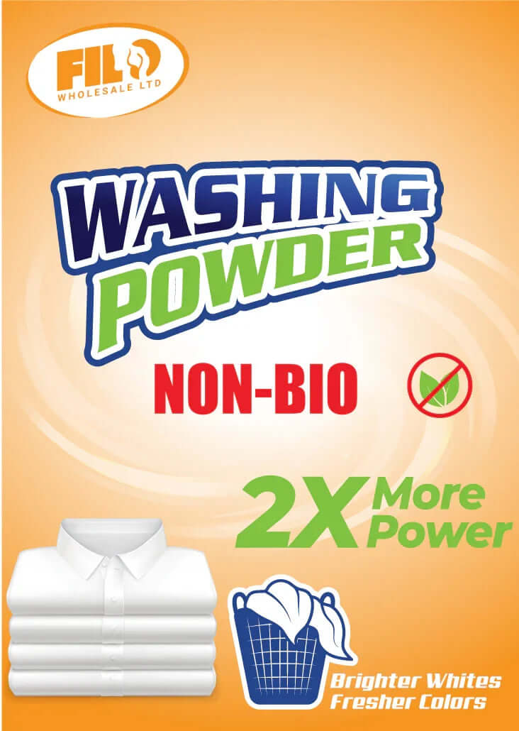 Non Bio Washing Powder- Gently Effective Clean – FILO Wholesale Ltd