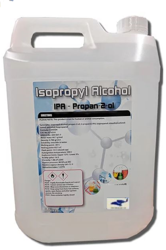 Isopropyl Rubbing Alcohol IPA 99.9% Disinfectant Cleaning Pure Isopropanol  Grade